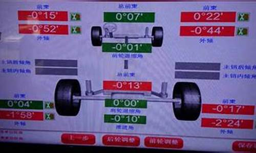 汽车四轮定位参数_汽车四轮定位参数有哪些